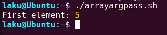 Pass array as an argument in Bash function using array expansion