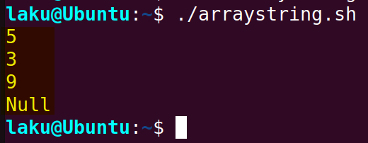 Pass array as an argument after converting it into a string