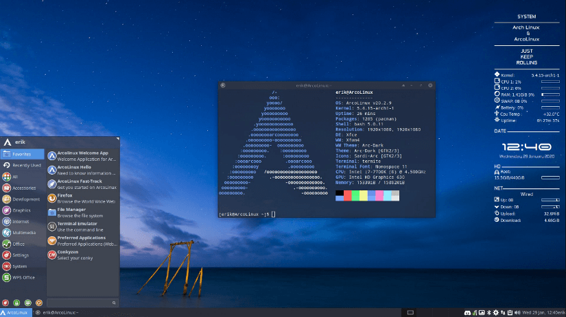 ArcoLinux as one of the best arch based Linux distros