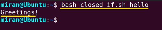 Correcting the Closing Parenthesis in if Statement to fix bash syntax error: unexpected end of file