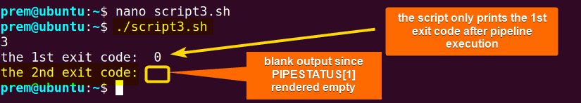 PIPESTATUS[1] rendering error in scripts