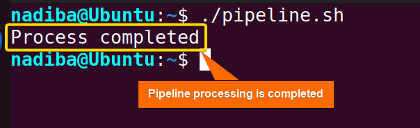 Waiting for Background Process within Pipelines
