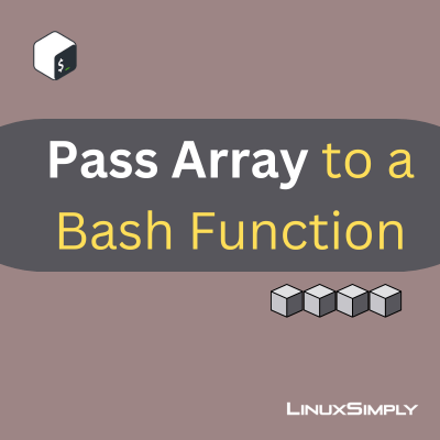 bash pass array to function
