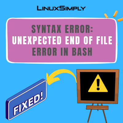 bash syntax error unexpected end of file
