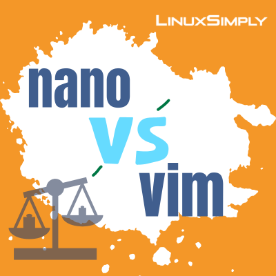 Comparison of text editor nano and vim