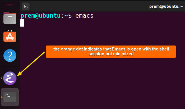 emacs is minimized before exit