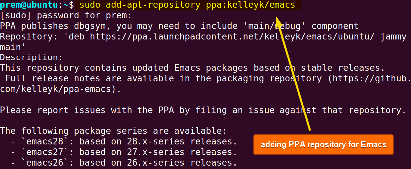 adding ppa repository
