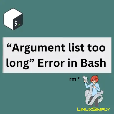 argument list too long error in Bash