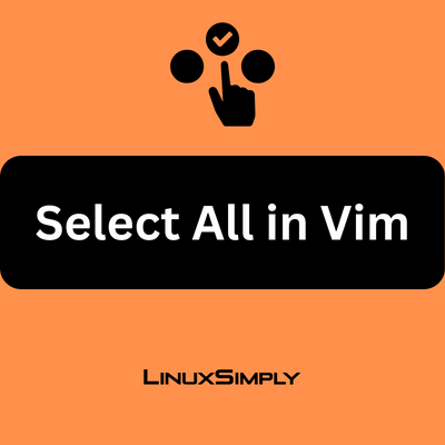 Select all in vim.