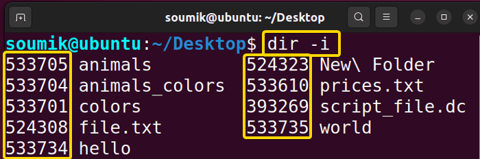 Listing files with ids