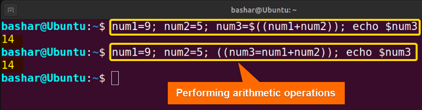 12 performing arithmetic operations using let command alternatives