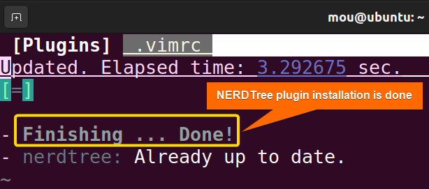 installing vim nerdtree plugin